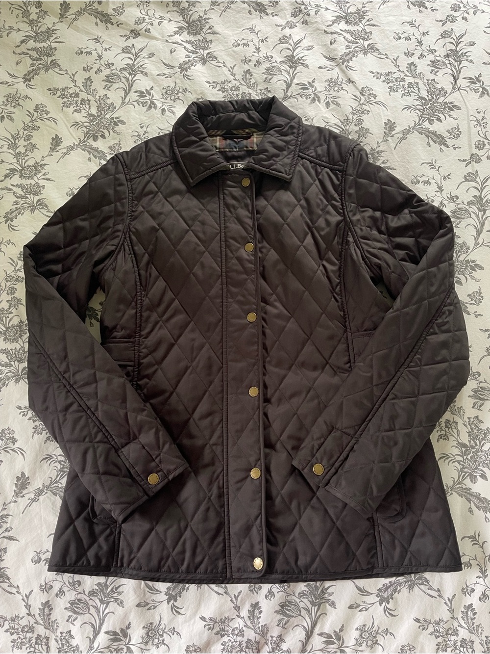 L.L. Bean Black Quilted Jacket